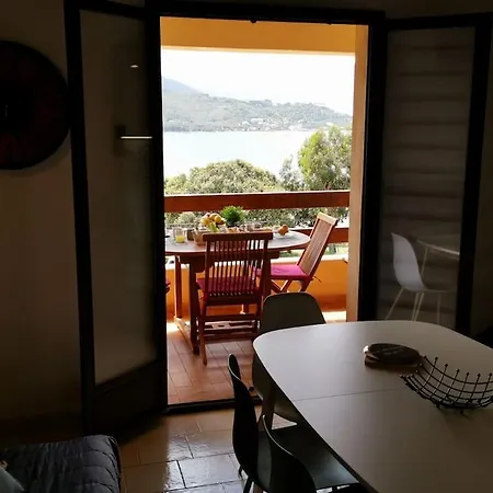 F2, Climatise, Vue Mer, 100 M De La Plage Apartment Casaglione